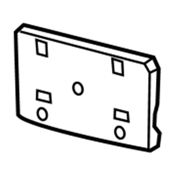 Chrysler 68103958AB License Bracket