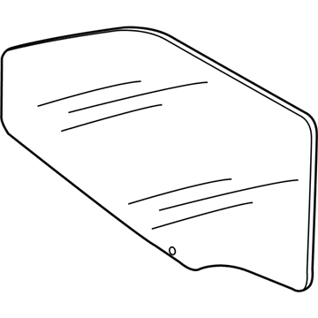 Ram 68259270AA GLASS Front Door