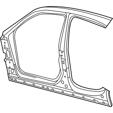 Dodge 68265441AF PANEL Body Side Aperture Outer Front