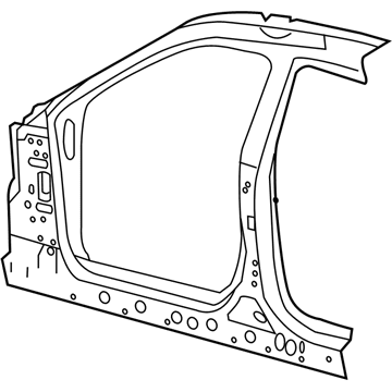 Dodge 68266962AG REINFORCEMENT Body Side Aperture Front Inner