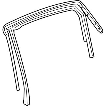 Chrysler 200 Weather Strip - 68159994AB