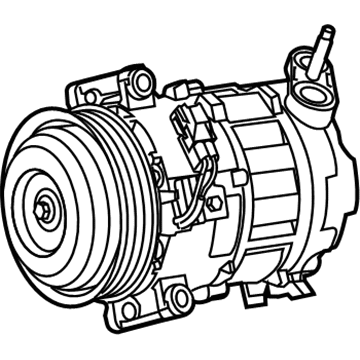 Ram 68149886AB COMPRESSOR Air Conditioning