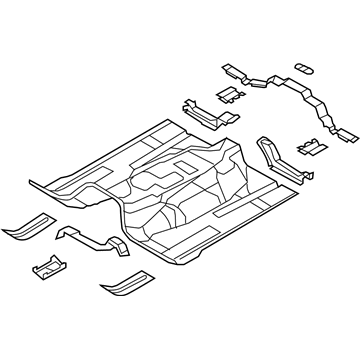 Dodge Nitro Floor Pan - 55396987AJ