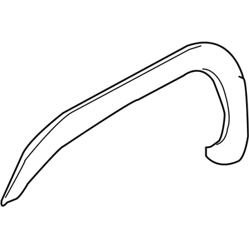 Dodge 5GG06TZZAB MOLDING Wheel Opening Flare