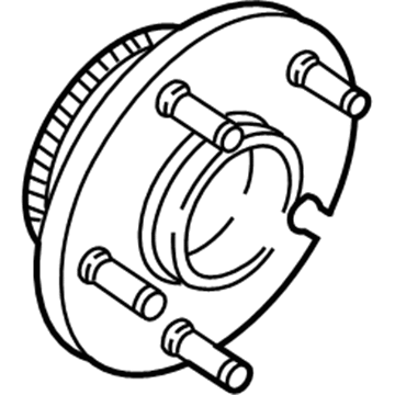 Mopar 52070321AB Hub And Bearing Brake