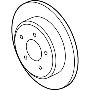 Dodge 68227800AB ROTOR Brake Rear