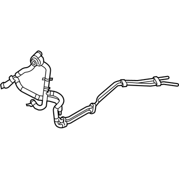 Chrysler 68413379AA HOSE Coolant TRANSMISSION OUTLET