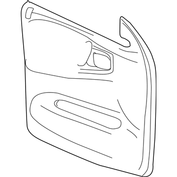 Dodge 5GP681DVAD PANEL Front Door
