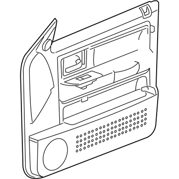 Ram 5JX081J3AF PANEL Front Door Trim