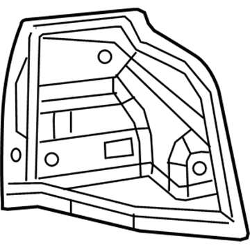 Mopar 68265434AD Panel Taillamp Mounting, Rear Passenger Side