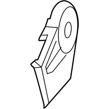 Dodge 1JU821DVAA SHIELD Seat Outboard Rear Shield