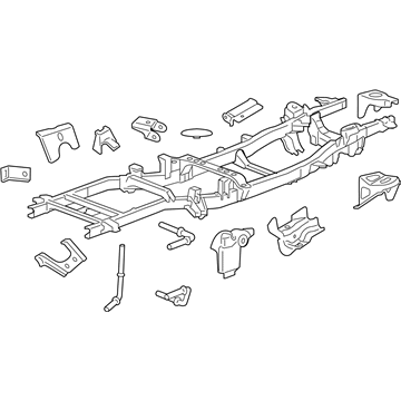Ram 68292736AB FRAME ASSEMBLY Chassis