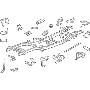 Ram 68140750AC FRAME ASSEMBLY Chassis