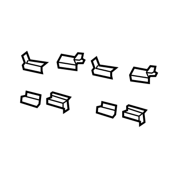 Jeep 68456059AA SPRING KIT Disc Brake Pad