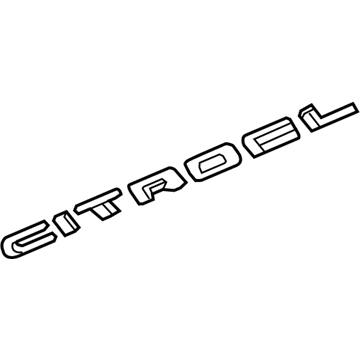 Dodge 68110555AA NAMEPLATE Front Door Citadel