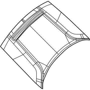 Dodge 68372580AA HOOD