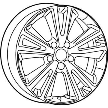 Dodge 1TE70DX8AE WHEEL Aluminum