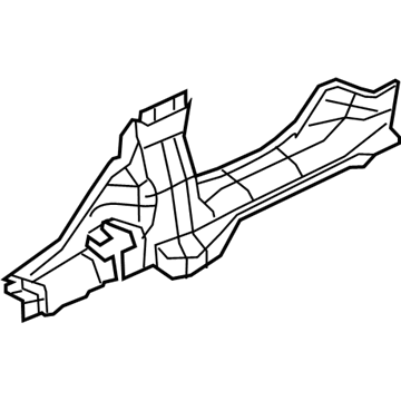Mopar 6DD58TX7AD Molding B Pillar, Rear Center Passenger Side
