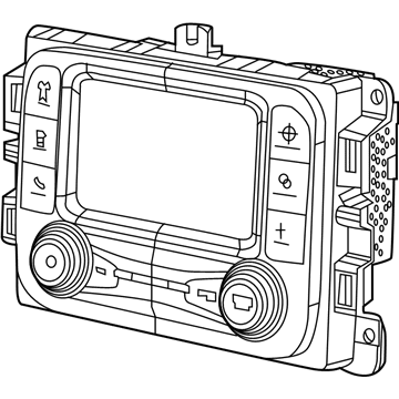 Jeep 68396665AE RADIO MULTI Media 5 Inch