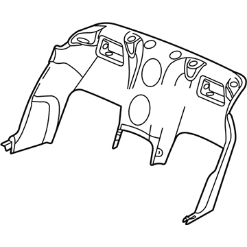 Dodge 1BH89DX9AB PANEL Bulkhead Trim