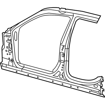 Chrysler 68274332AG REINFORCEMENT Body Side Aperture Front Inner