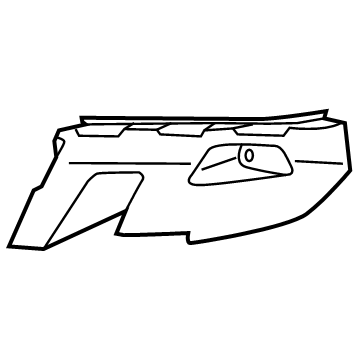 Mopar 68104944AC Bracket Fascia Support
