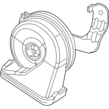 Jeep 68284211AA HORN AND BRACKET Low Note