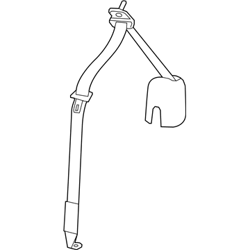 Jeep 1UL38DX9AB SEAT BELT Retractor