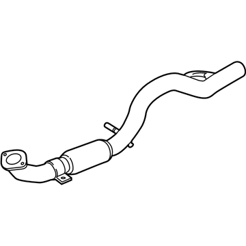 Jeep 57008496AA Exhaust Pipe