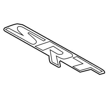 Chrysler 68225698AA NAMEPLATE SRT
