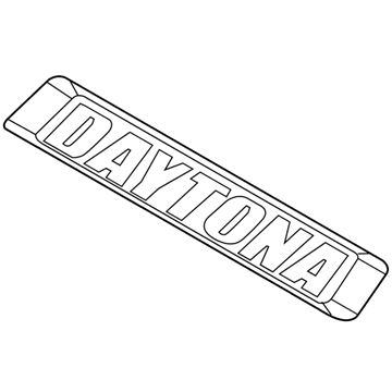 Dodge 68304038AA NAMEPLATE Daytona