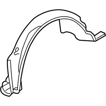 Jeep 55155633AB SHIELD Splash Liner, Rear Wheelhouse