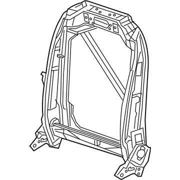 Chrysler 68404581AA FRAME Front Seat Back