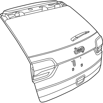 Jeep 68154524AA PANEL Liftgate