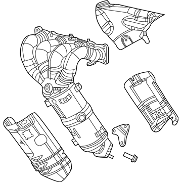 Jeep 68315810AA MANIFOLD Exhaust and Catalytic Converter Maniverter
