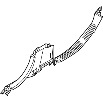 Jeep 6EQ32DX9AA MOLDING Sill Lower B-Pillar And Rear Sill Plate