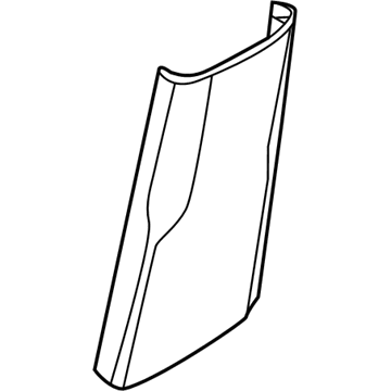 Jeep 5SZ61DX9AA MOLDING B Pillar Middle, Includes Clips