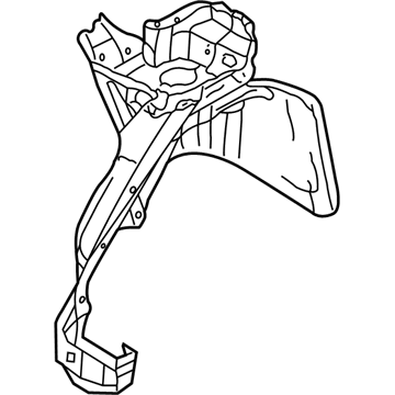 Chrysler MR535490 PANEL Rear Wheelhouse