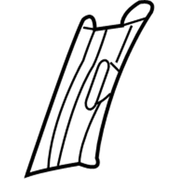Dodge 5JS78BD1AD MOLDING C Pillar Upper