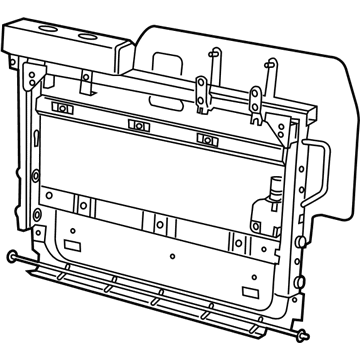 Chrysler 68423683AA FRAME Rear Seat Back 60%