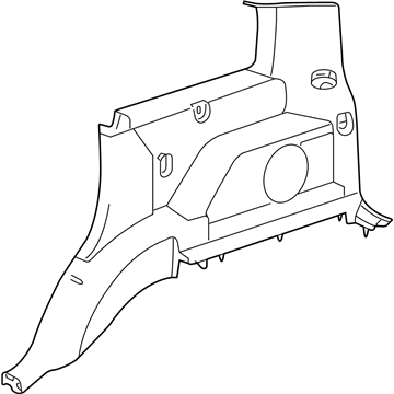 Dodge 5KH92XDVAC PANEL Quarter Trim