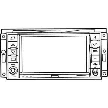 Jeep 68224886AA RADIO MULTI Media