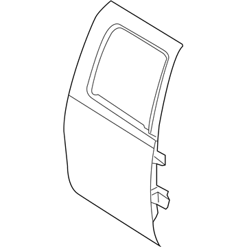 Dodge 55276996AB DOOR Rear