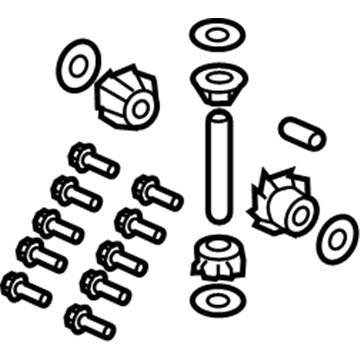 Jeep 68388803AA GEAR KIT Center Differential