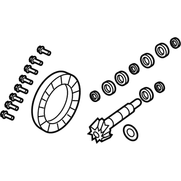 Jeep 68388808AA GEAR KIT Ring And Pinion