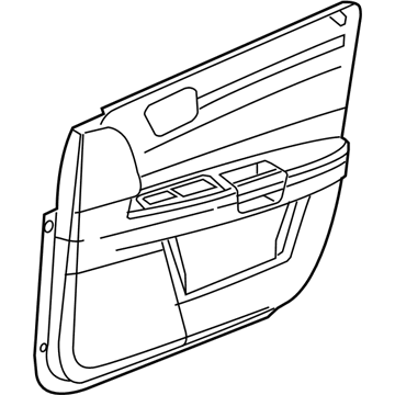 Dodge 1LP311J1AA PANEL Front Door Trim