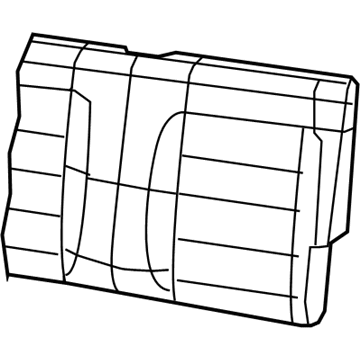 Jeep 5MF74DX9AA COVER Rear Seat Back
