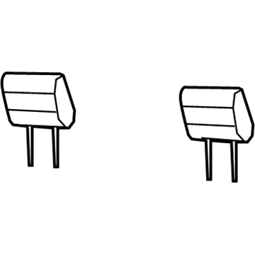 Jeep 5MG851XVAA HEADREST Rear
