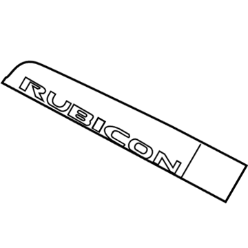 Jeep 6CH49RXFAA DECAL RUBICON Rubicon Recon