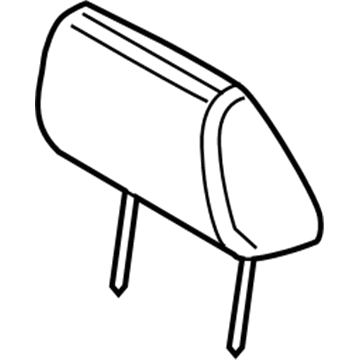 Dodge 1UK76HL1AB HEADREST Front